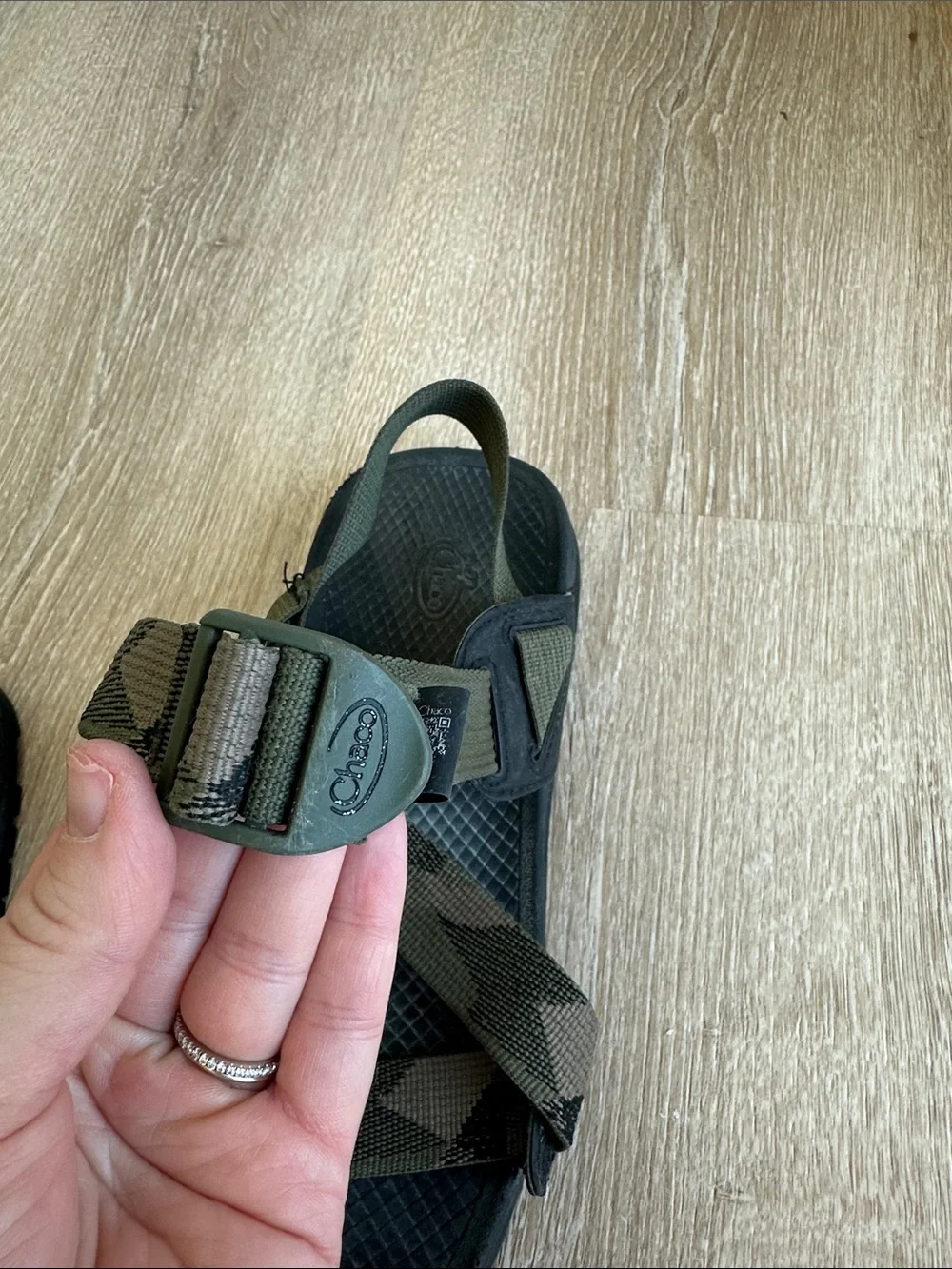 Men's Chaco Z/1 Camo Adjustable Hiking Sandals Size 9 | Outdoor Water Shoes